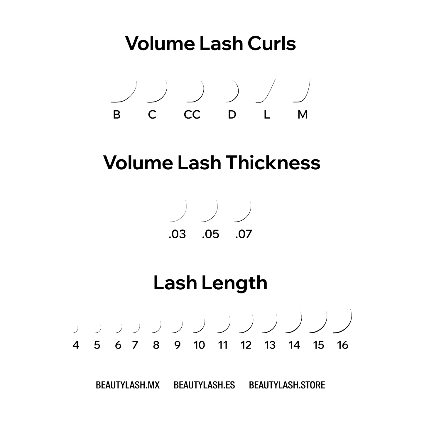 Mixed Volume Lashes