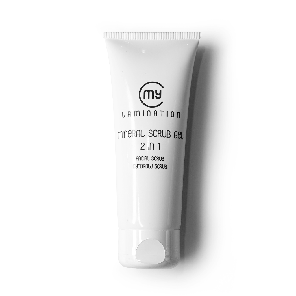 Mineral Scrub Gel 2 in 1 | Eyebrow Lamination Exfoliating Cream | My Lamination