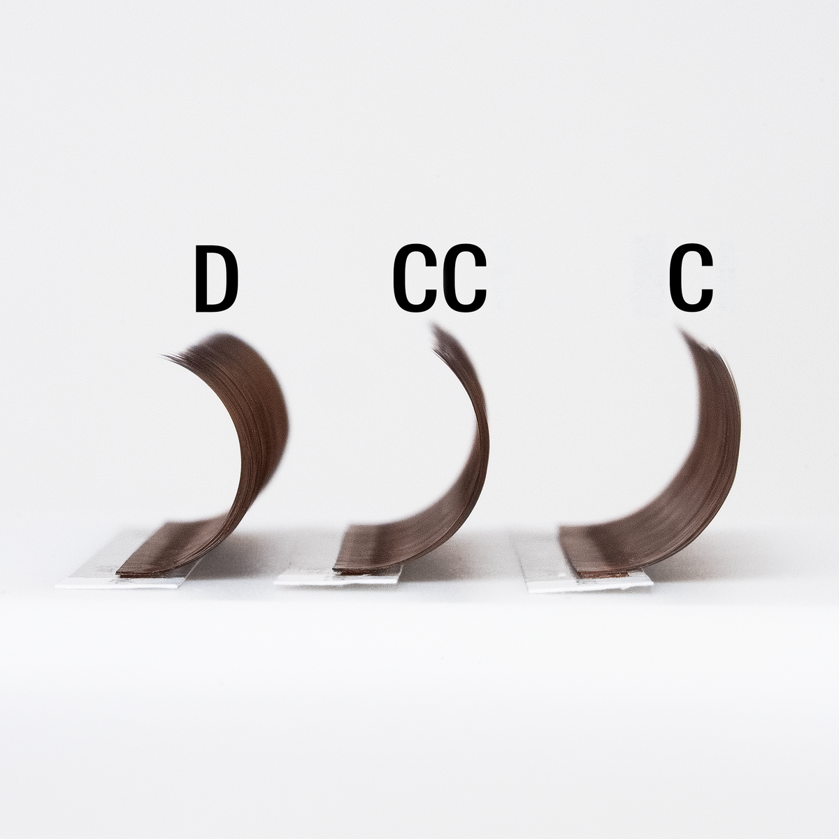 Mixed U Shape Tecnológicas 4D Brown — 36 filas (longitudes mixtas)