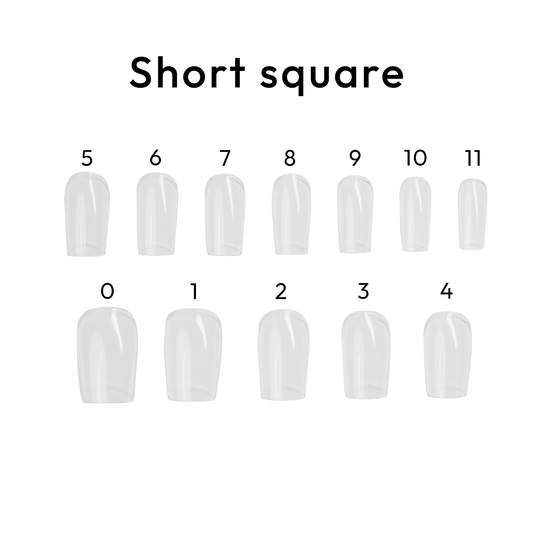 Square Short - BL Nails Gel Tips