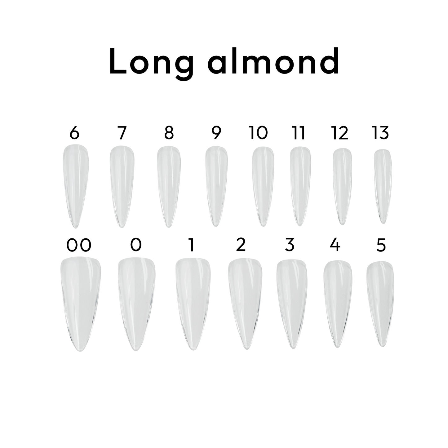 Almond Long - BL Nails Gel Tips