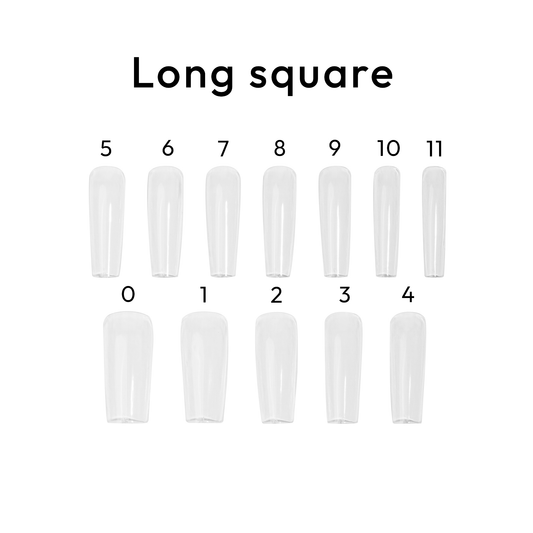 Square Long - BL Nails Gel Tips