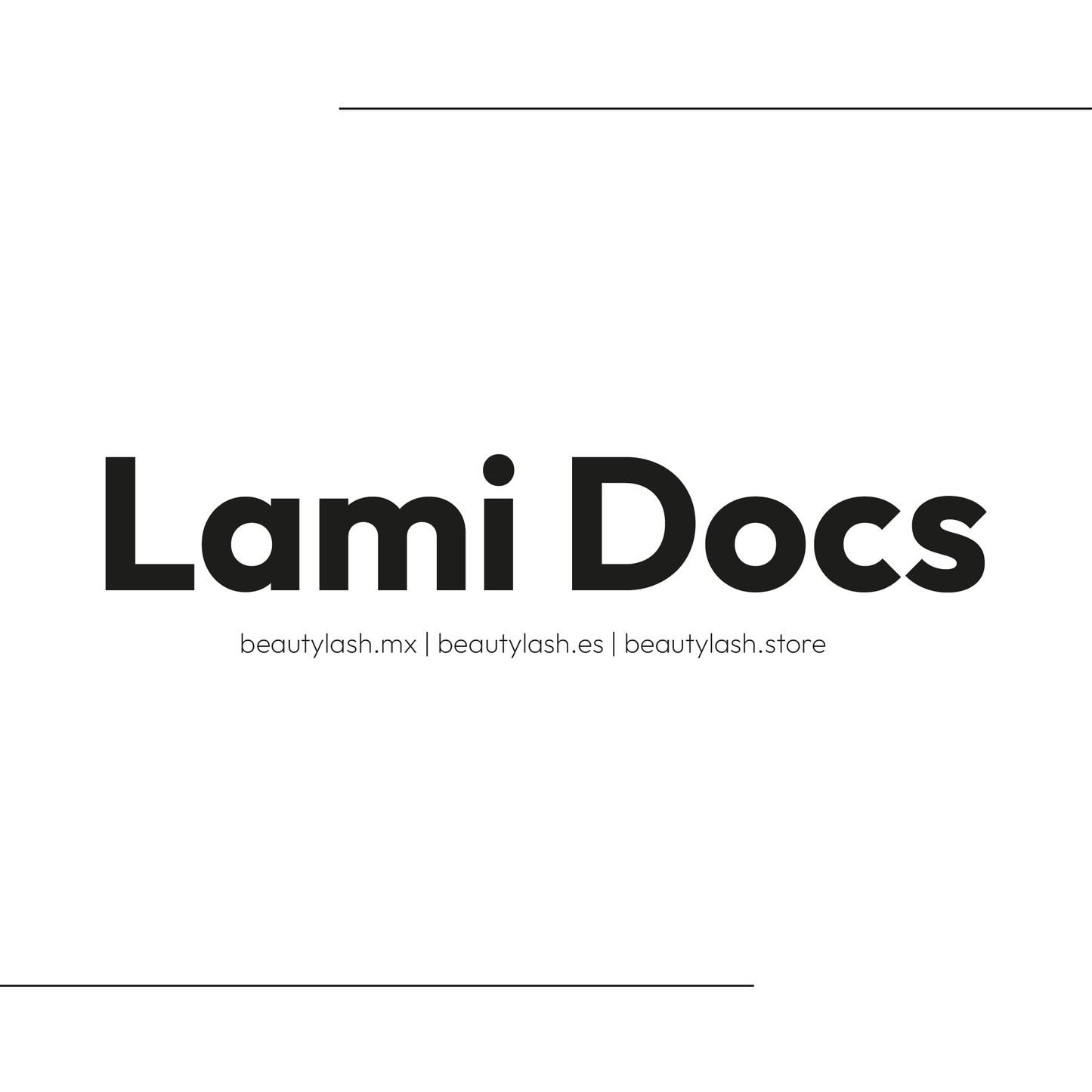 Lami Docs – Ficha Profesional para Laminación de Pestañas y Cejas