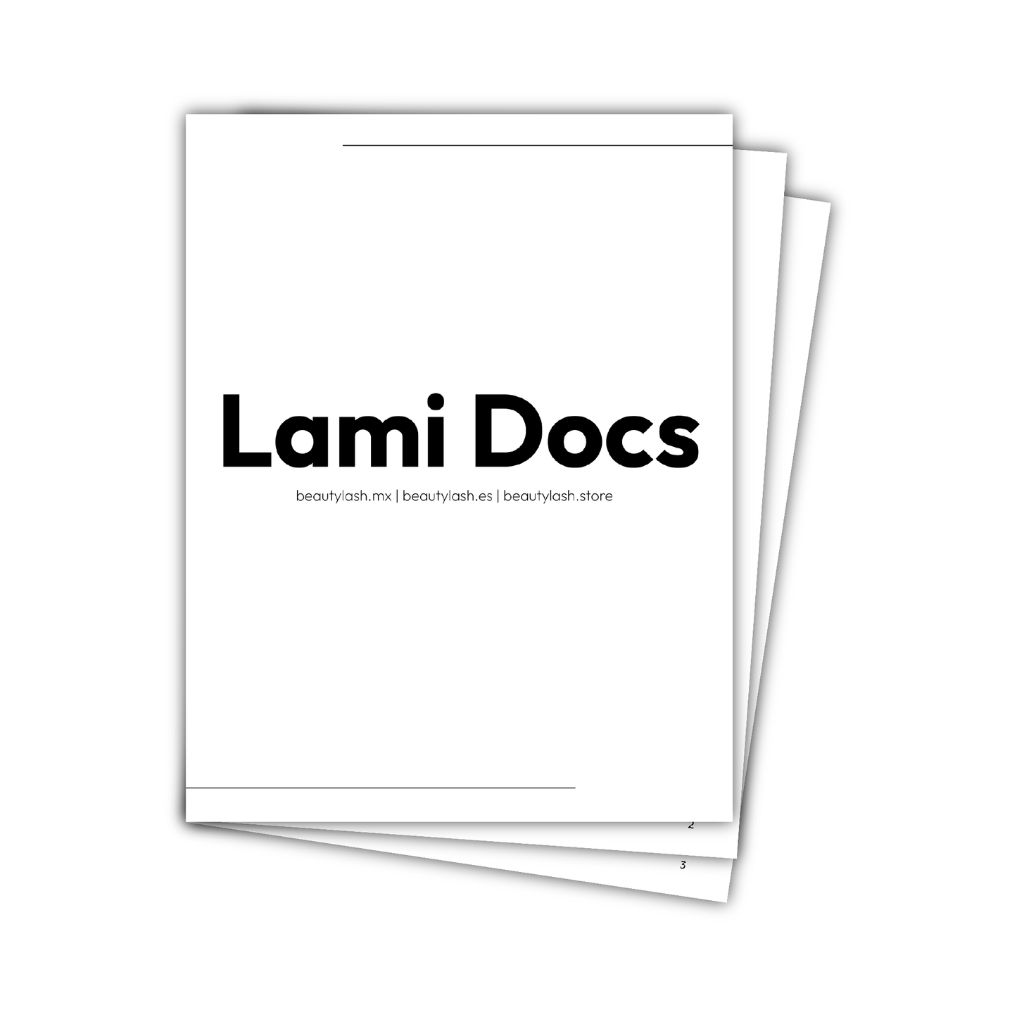 Lami Docs – Ficha Profesional para Laminación de Pestañas y Cejas