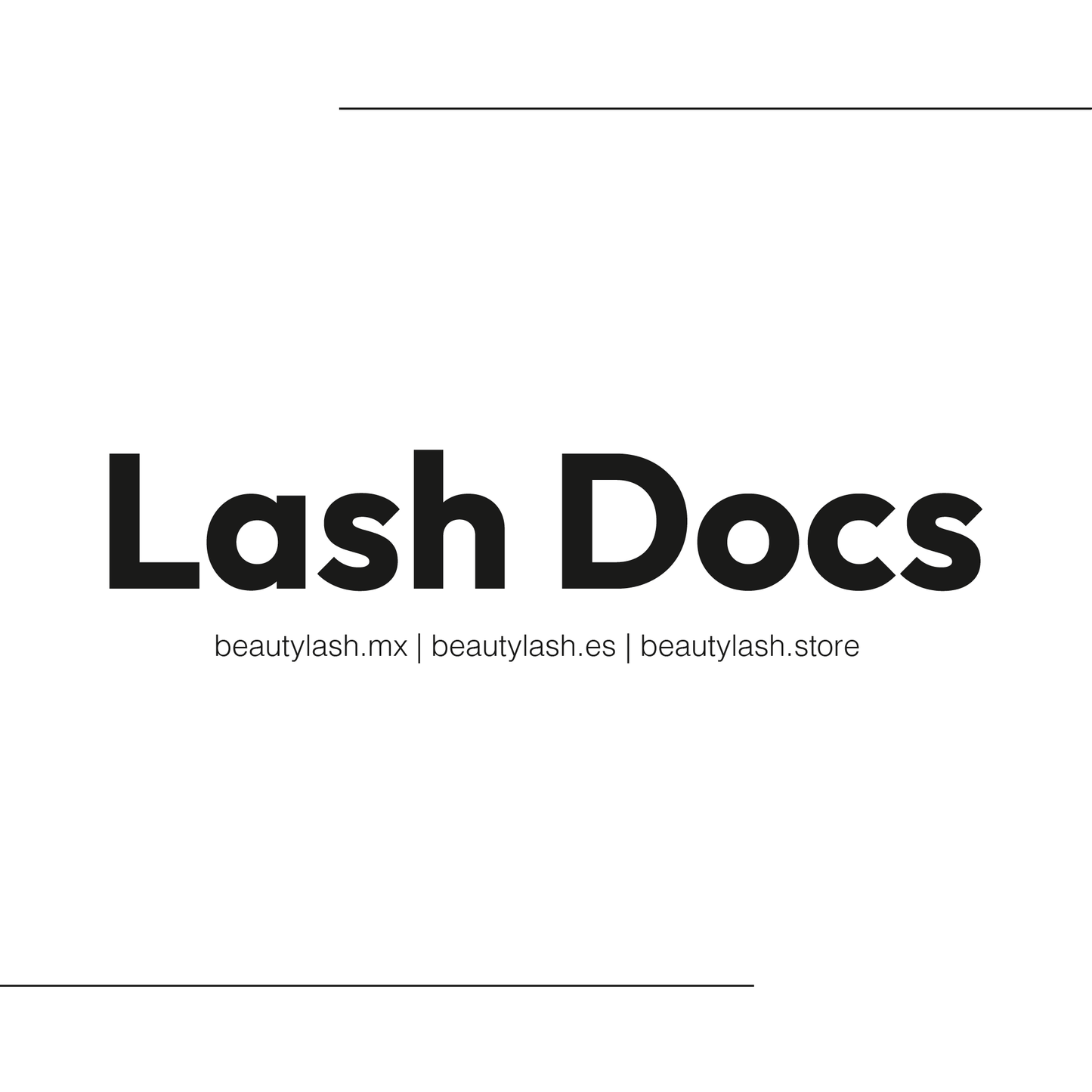 Lash Docs – Ficha Profesional para Extensiones de Pestañas