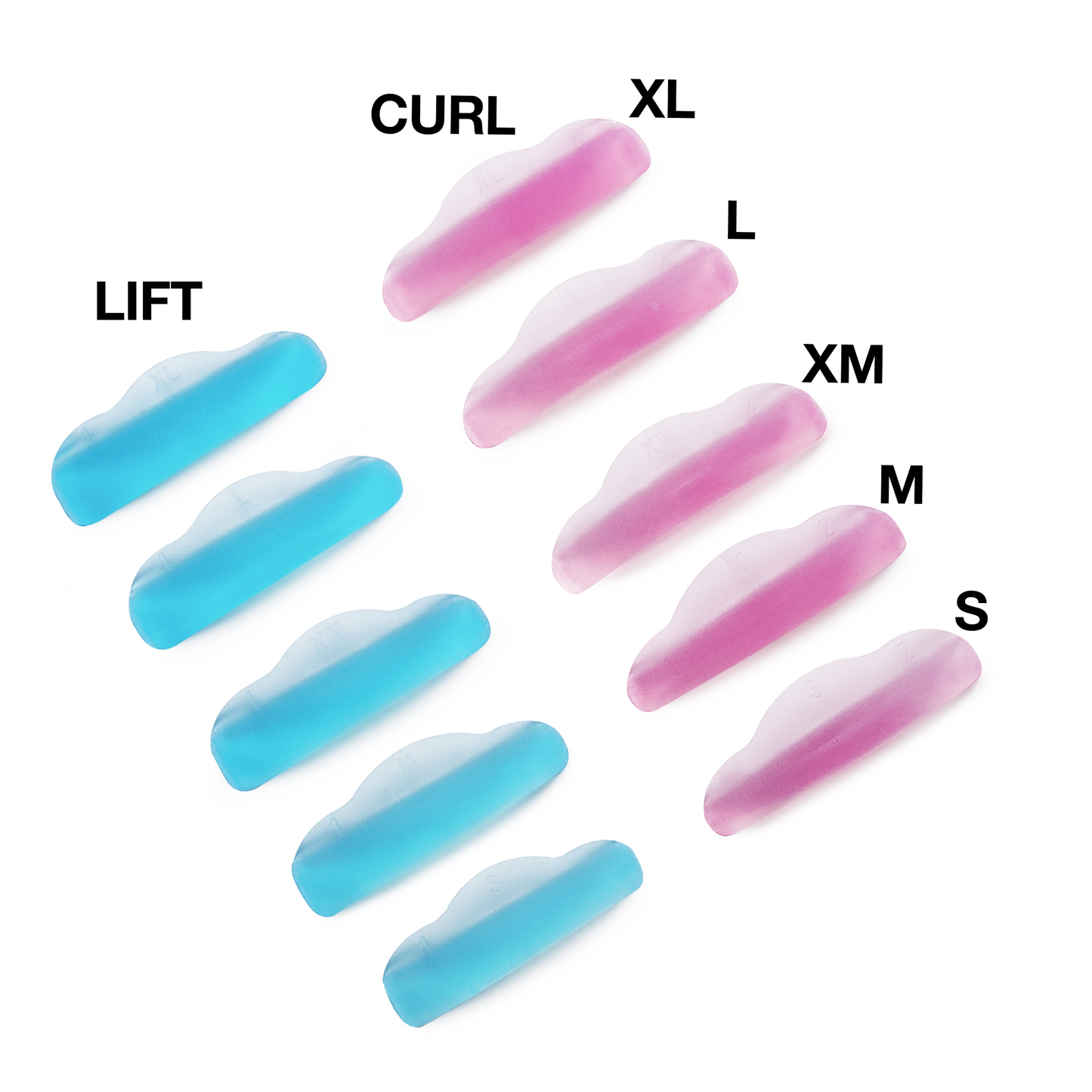Kit Silicone Lash Mix (Pink & Blue) - My Lamination