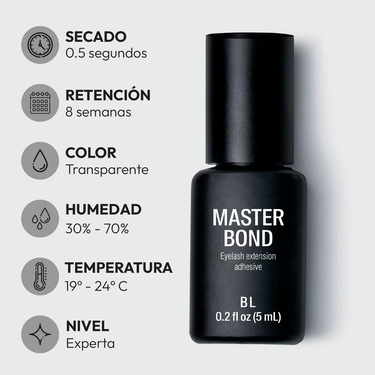 Master Bond – 0.5 seg. | Hasta 8 Semanas | Transparente