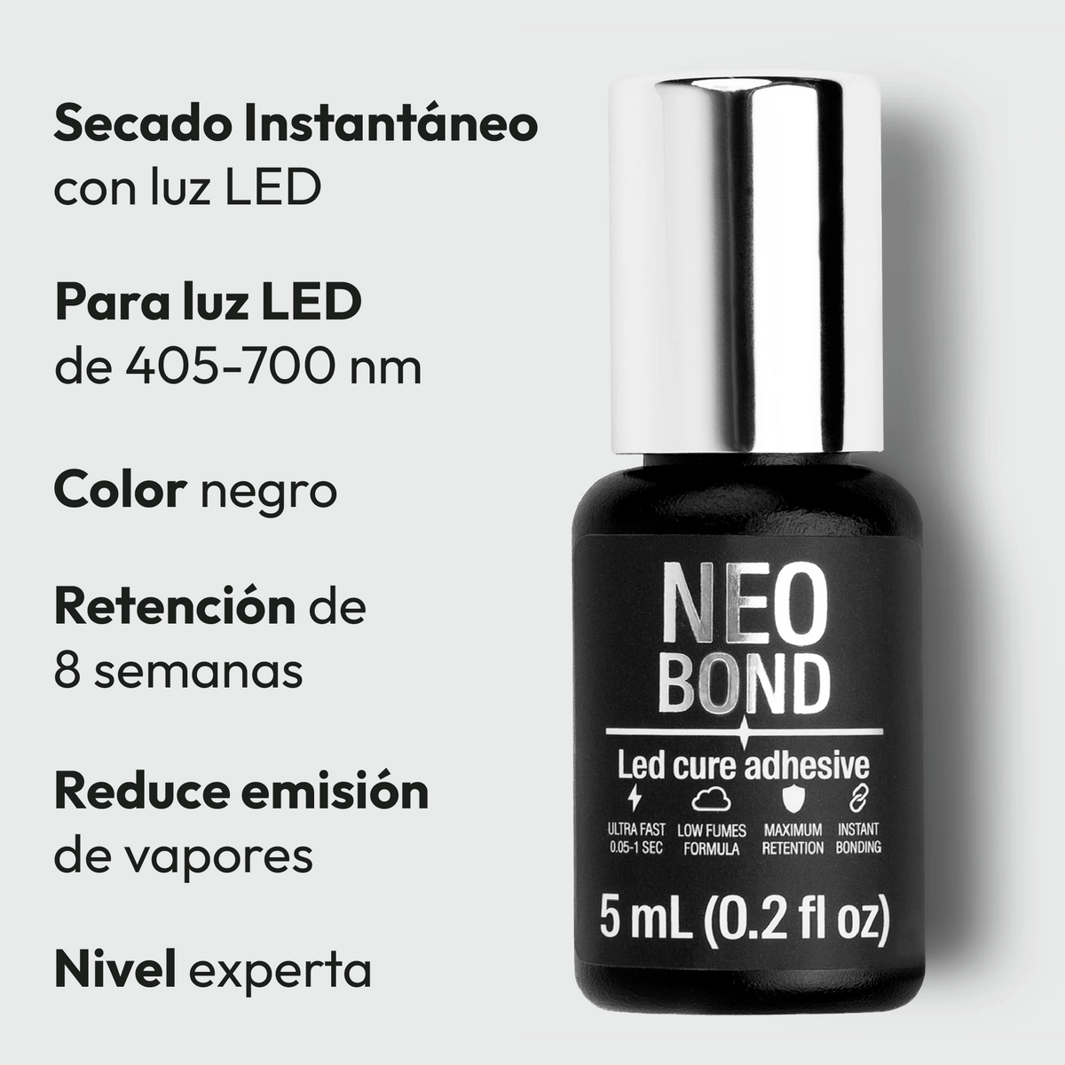 Neo Bond – Adhesivo Instantáneo para LED Lashes⚡