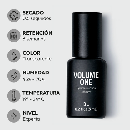 Volume One – 0.5 seg. | Hasta 8 Semanas | Transparente