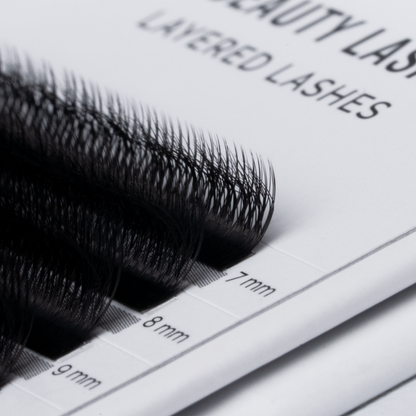 Double Layered Lashes — Extensiones de pestañas con doble capa