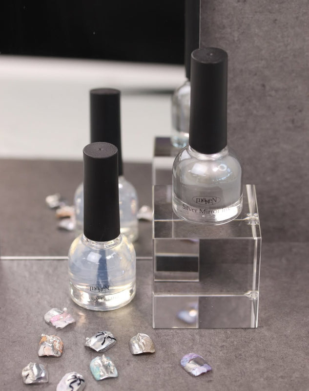 MakeN – Silver Mirror Ink + Glossy Guard Set